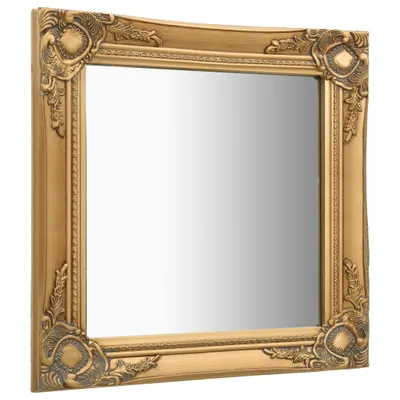 Produktbild von vidaXL Wandspiegel im Barock-Stil 60 x 60 cm Golden