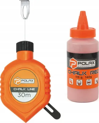 Obrázok produktu pre Značkovacie lanko 30 m + červená značkovacie krieda 115 g Polax