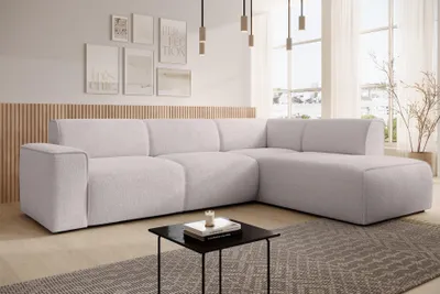 Produktbild von AX LIVING Couch Sofa L Form Didim L Creme – 292 cm, stilvoll & bequem R