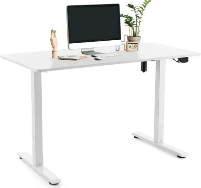 Zdjęcie produktu dla hjh OFFICE biurko z elektryczną regulacją wysokości Biurko komputerowe Worktime z regulacją wysokości 72,0 - 110,0 x 120,0 x 60,0 cm