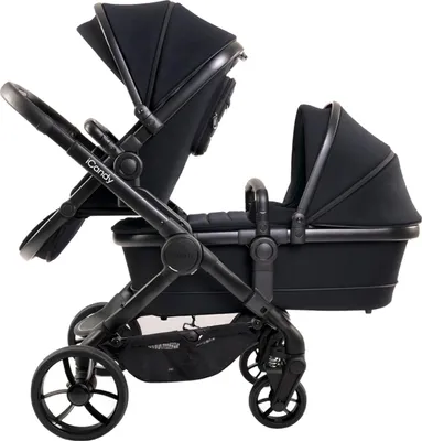 Produktbild von ICandy Peach 7 Geschwisterwagen - Essential Bundle - Black | Kinderwagen Paketangebot