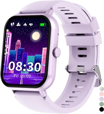 Produktbild von Kinder Smartwatch Jungen Mädchen mit Telefonfunktion, Fitness Uhr mit Spiele, Puls, Schlafmonitor, 120+ Sportmodi, IP68 wasserdicht