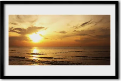 Produktbild von Bild 60x40 MDF-Rahmen Wandkunst Meer Landschaft