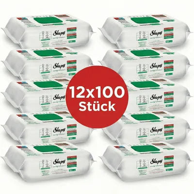Produktbild von Sleepy Easy Clean Oberflächenreinigungstücher White Soap 12x100 STÜCK
