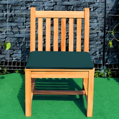 Produktbild von Teako Design Gartenstuhl Piceno Teakholz Massiv mit Kissen grün