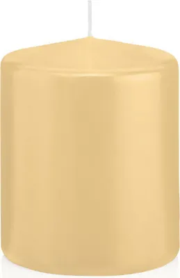 Produktbild von Wiedemann Stumpenkerzen Champagner 100 x Ø 78 mm, 8 Stück