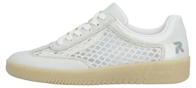 Imagen del producto de Zapatos deportivos para mujer Rieker, con cordones, color plateado, para uso diario