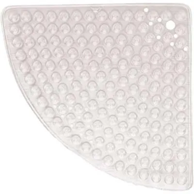 Zdjęcie produktu dla Półokrągła mata prysznicowa 60 x 60 cm – przezroczysta