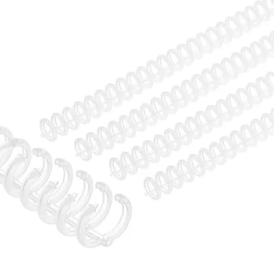Obrázek produktu pro Solidchoice - Plastové spirálové svorky pro vázání dokumentů (25 kusů)
