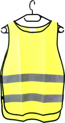 Produktbild von Messingschlager Sicherheitsweste Vest Illu S/M, M-WAVE, 2 Reflexstreifen, gelb