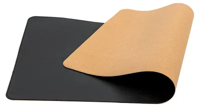 Produktbild von Schreibtischunterlage aus Leder, rutschfestes Mauspad, 60 x 30 cm, wasserdichte Schreibmatte, große Schreibtischunterlage, Schwarz – 60 x 30 cm