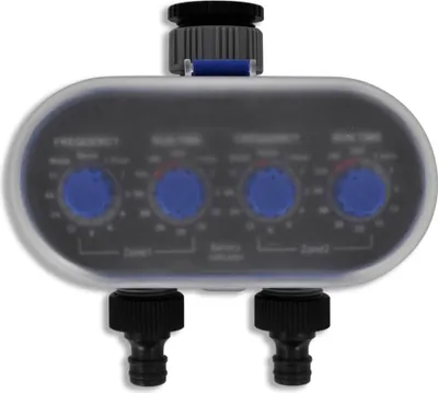 Produktbild von vidaXL Elektronische Bewässerungsuhr Automatisch 2 Ausgänge