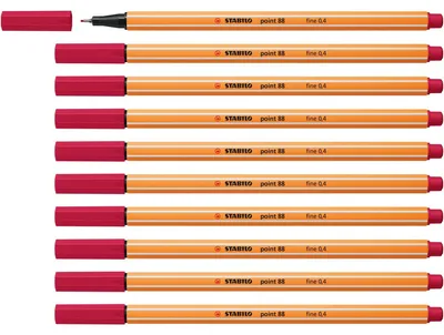 Immagine prodotto di STABILO point 88 penna tecnica Rosso 1 pz