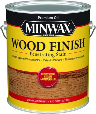 Produktbild von Ölbeize für Holz MINWAX Wood Finish 236 ml RED CHESTNUT – innen, schnelltrocknend 236ml RED CHESTNUT