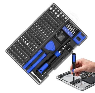 Image de Jeu de tournevis de précision ergonomique comprenant 160 pièces