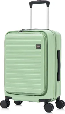 Produktbild von Koffer Trolley Reisekoffer Hartschalenkoffer Handgepäck mit Rollen Suitcase TSA Schloss Mint Grün MS-19849