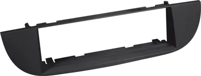 Image de Adaptateur de façade 1-DIN compatible avec Fiat 500 2007 > noir