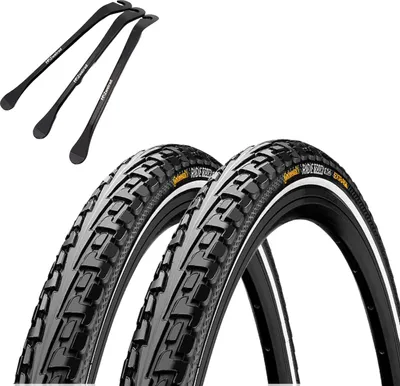 Produktbild von 2x Continental Reifen Ride Tour Schwarz Reflex 28 x 1 3/8 x 1 5/8 (37-622) mit Reifenheber