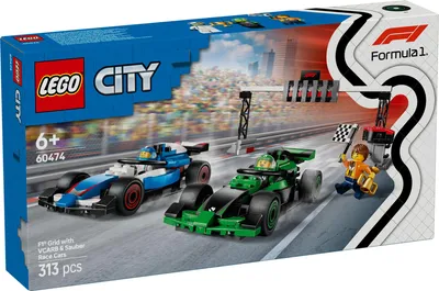 Produktbild von LEGO® City 60474 F1® Startaufstellung mit VCARB & Sauber Rennautos