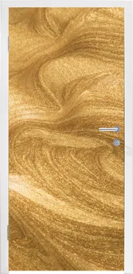 Obrázek produktu pro MuchoWow® Plakát na dveře - Zlaté pozadí se třpytkami - 205x80 cm - Samolepicí fólie na dveře