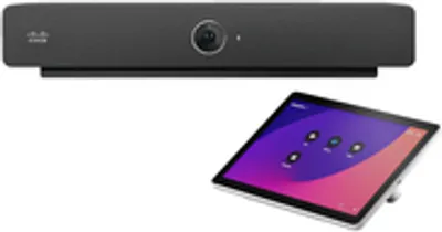 Produktbild von Cisco Webex Room Bar - Gruppen-Videokonferenzsystem - 12 MP - CMOS - 4K Ultra HD - 5x - Schwarz