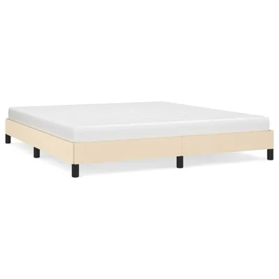 Produktbild von Bettgestell ohne Matratze Creme 180x200 cm Stoff