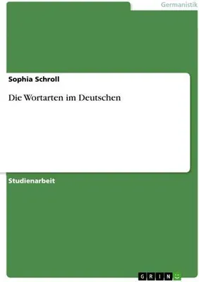 Produktbild von Die Wortarten im Deutschen