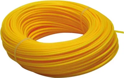 Produktbild von Toolland Trimmerfaden, Nylon, Gelb, 2 mm, 25 m