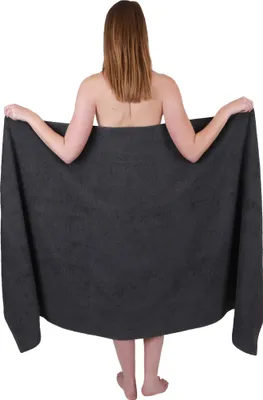 Produktbild von Betz XXL Badetuch 100 x 200 cm BERLIN  Saunatuch 100% Baumwolle Farbe – graphit