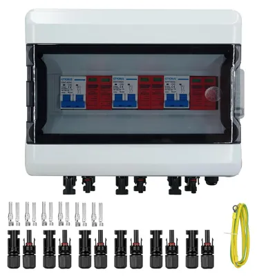 Produktbild von Photovoltaikanlage – DC-Überspannungsschutz – PV-Einschaltschalter mit Solarstecker – 3 Leitungen – 500 V