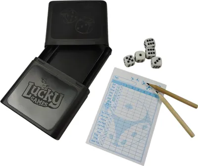 Immagine prodotto di Gioco di dadi tutto in uno - gioco da viaggio con scatola di trasporto