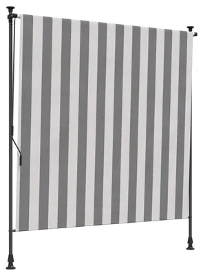 Immagine prodotto di Tenda a rullo da esterno vidaXL, antracite e bianco, 100 x 270 cm