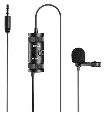 Zdjęcie produktu dla BOYA BY-M1 PRO II, Mikrofon Lavalier/lapel, -32 dB, 50 - 20000 Hz, 78 dB, Wielokierunkowy, Przewodowa
