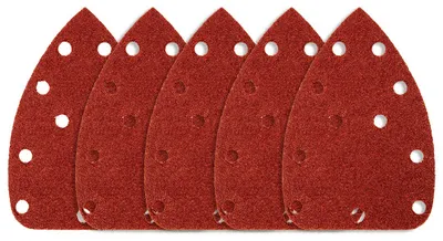 Image de Feuilles abrasives auto-agrippantes 80 x 140 mm, grain P180, 5 pièces