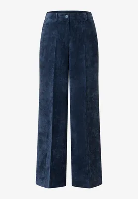 Produktbild von MORE & MORE Soft Corduroy Wide Leg Pants classic blue 34