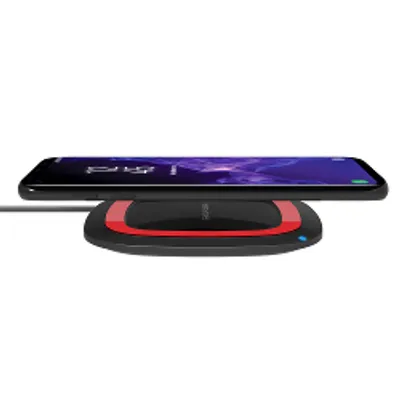 Image de Realpower RealPower FreeCharge-10 Smartphone Noir, Rouge Chargement sans fil Chargement rapide Intérieur
