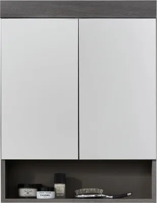 Produktbild von trendteam Bad Spiegelschrank Runner/Moon Sardegna Rauchsilber Melamin 58 x 75 x 18 cm
