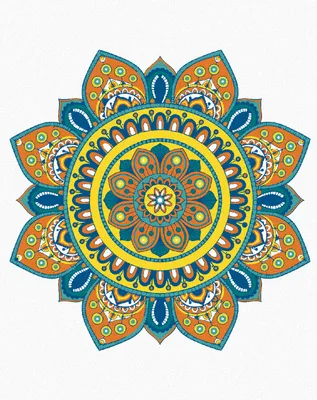 Produktbild von Zuty - Malen nach Zahlen - MANDALA V, 40x50 cm, ohne Keilrahmen