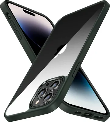 Image de Coque En Silicone Verte + Verre Trempé Pour Apple Iphone 14 Pro A2890 A2650