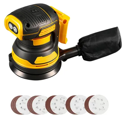 Akku-Exzenterschleifer 125 mm, bürstenlos, 3 Geschwindigkeiten, 11000 U/min