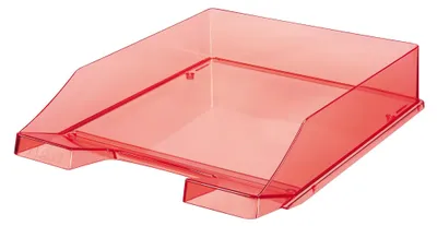 Produktbild von Briefablage C4 Standard rot transparent Packung mit 6 Stück