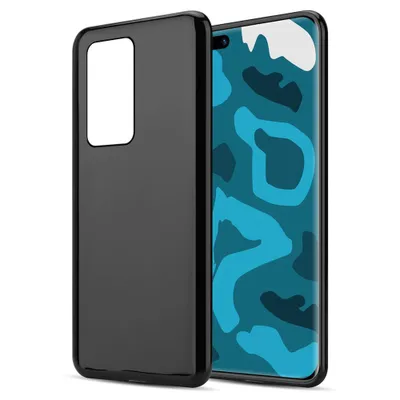 Produktbild von Cadorabo Hülle für Huawei P40 Schutz Hülle in Schwarz Schutzhülle TPU Silikon Cover Etui Case