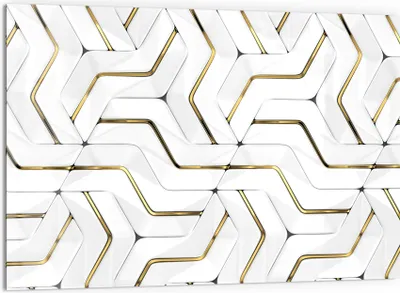 Produktbild von DEQORI Küchenrückwand Glas 60x40 cm 'Hochglanzmuster' Spritzschutz Bad Rückwand