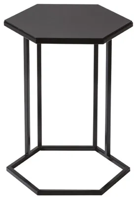 Zdjęcie produktu dla Stolik kawowy – nowoczesny, minimalistyczny, czarny, elegancki, stylowy, wygodny