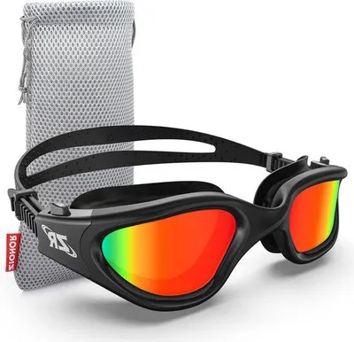 Produktbild von Famanu Schwimmbrille Gepolarisiert - Anti-Beschlag, 100% UV-Schutz, Unisex