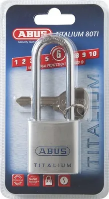 Produktbild von ABUS Titalium - Vorhangschloss 80TI/40HB63 B/SB