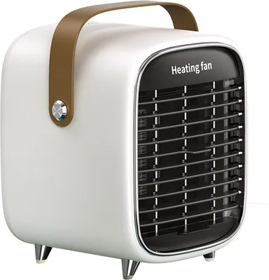 Image de INF Radiateur soufflant en céramique au design rétro Blanc