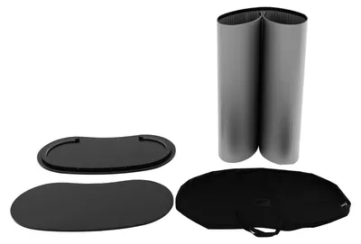 Image de Support pour partition noir - Cadre en plastique - 40x90x90 cm - Pliable