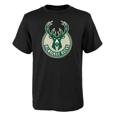 Produktbild von OUTERSTUFF NBA Primary Logo Short-sleeved T-Shirt Junior, MILWAUKEE BUCKS Größe: S (8 Jahre)