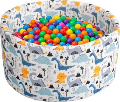 Produktbild von Aga Trockener Pool 90x40 cm mit Bällen Dinosaurier